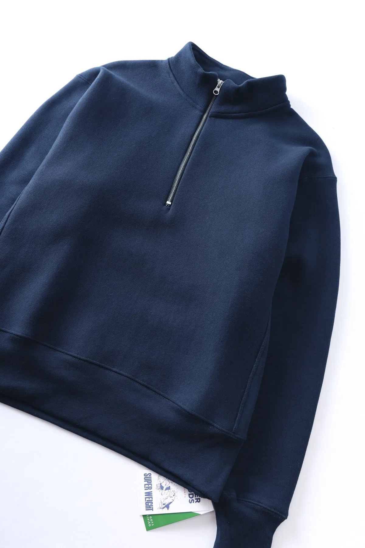 Super Weight Quarter Zip - Navy Blue sold by Power Goods product image thumbnail 2