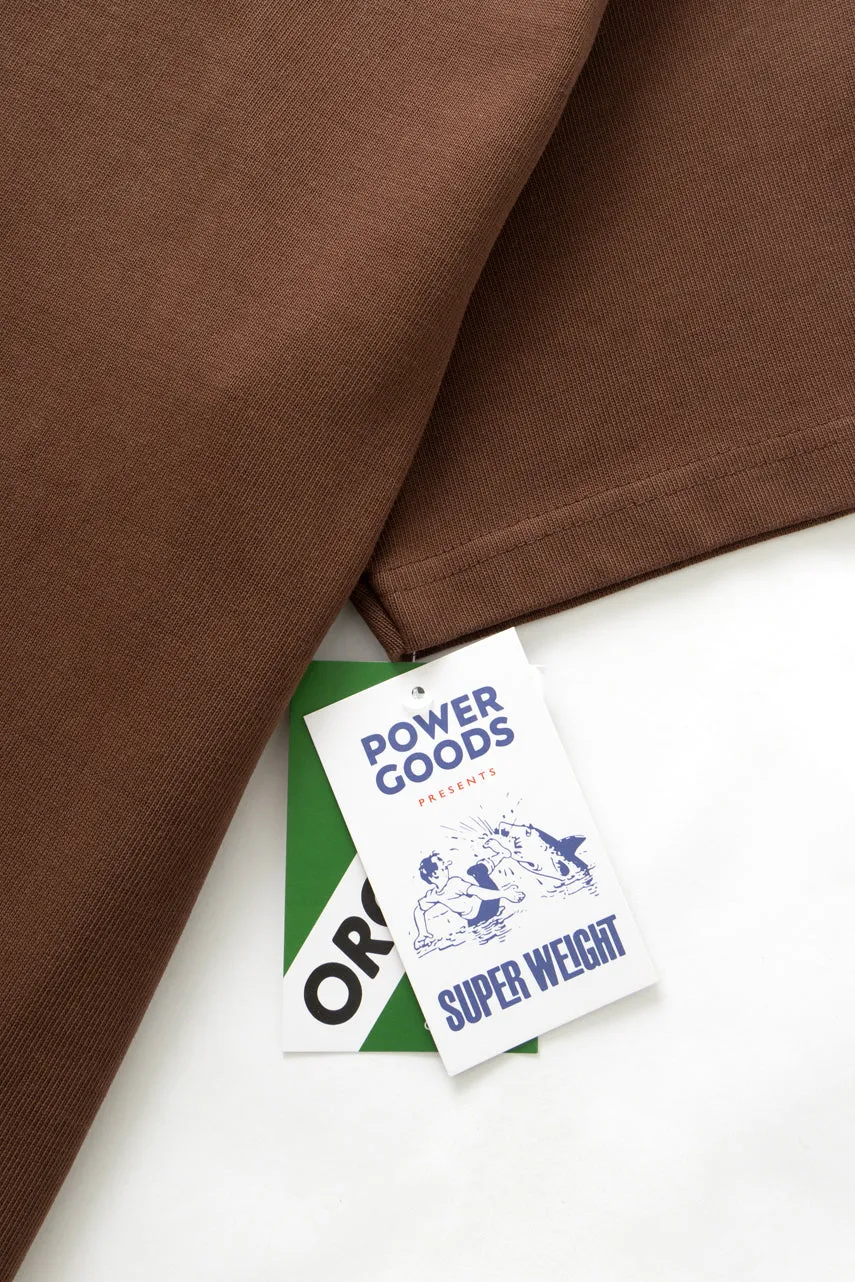 Super Weight T-Shirt - Brown sold by Power Goods product image thumbnail 2