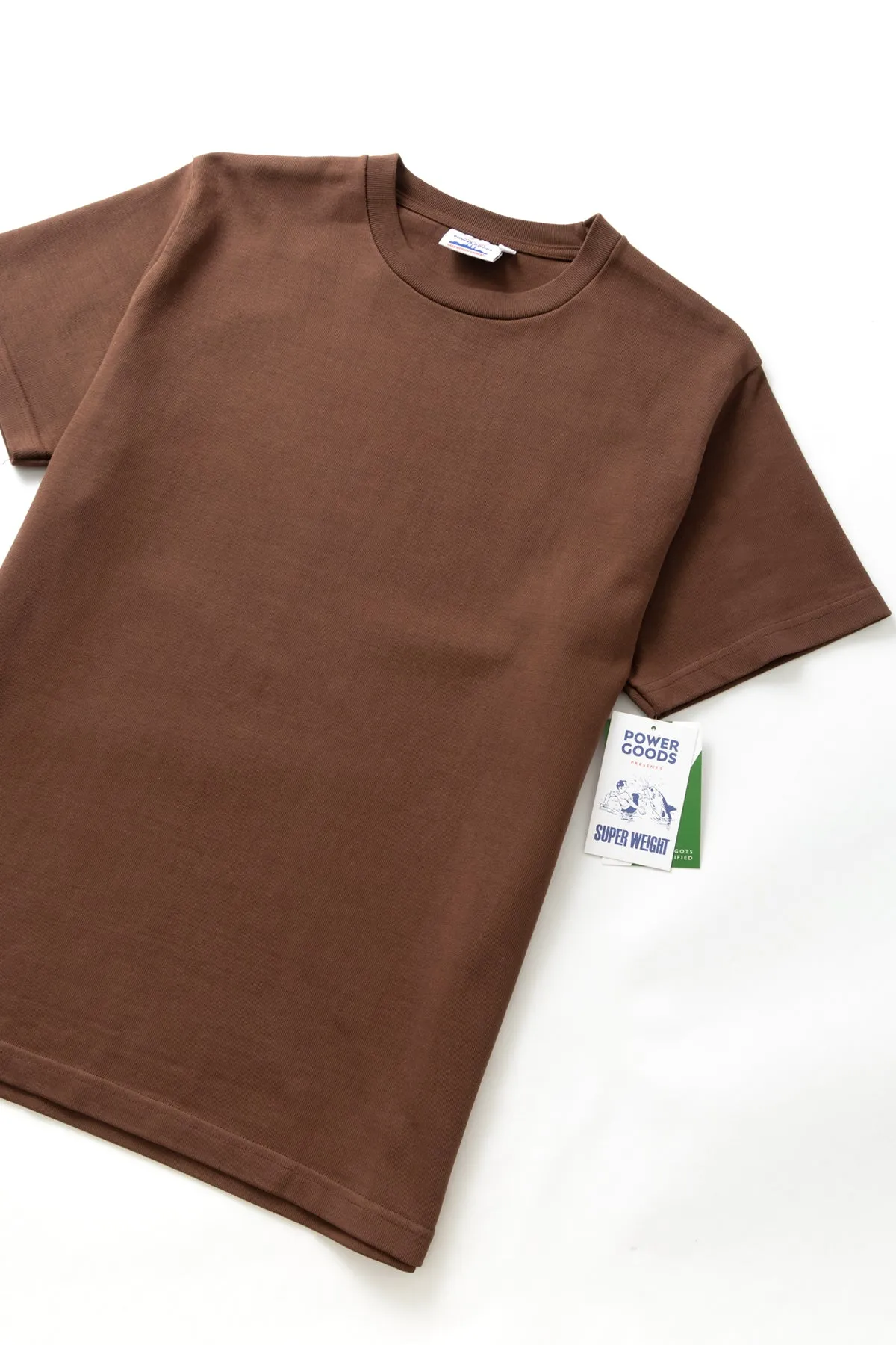 Super Weight T-Shirt - Brown sold by Power Goods product image thumbnail 3