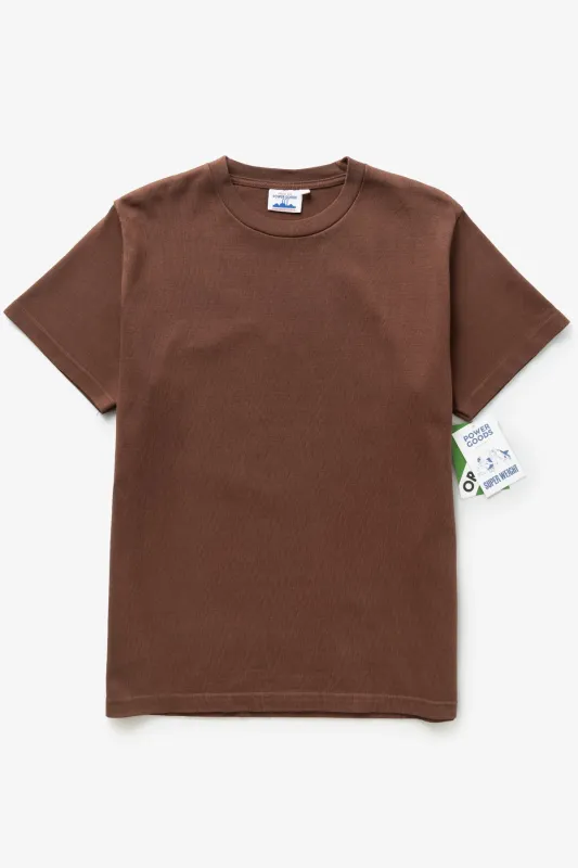 Super Weight T-Shirt - Brown made by Power Goods
