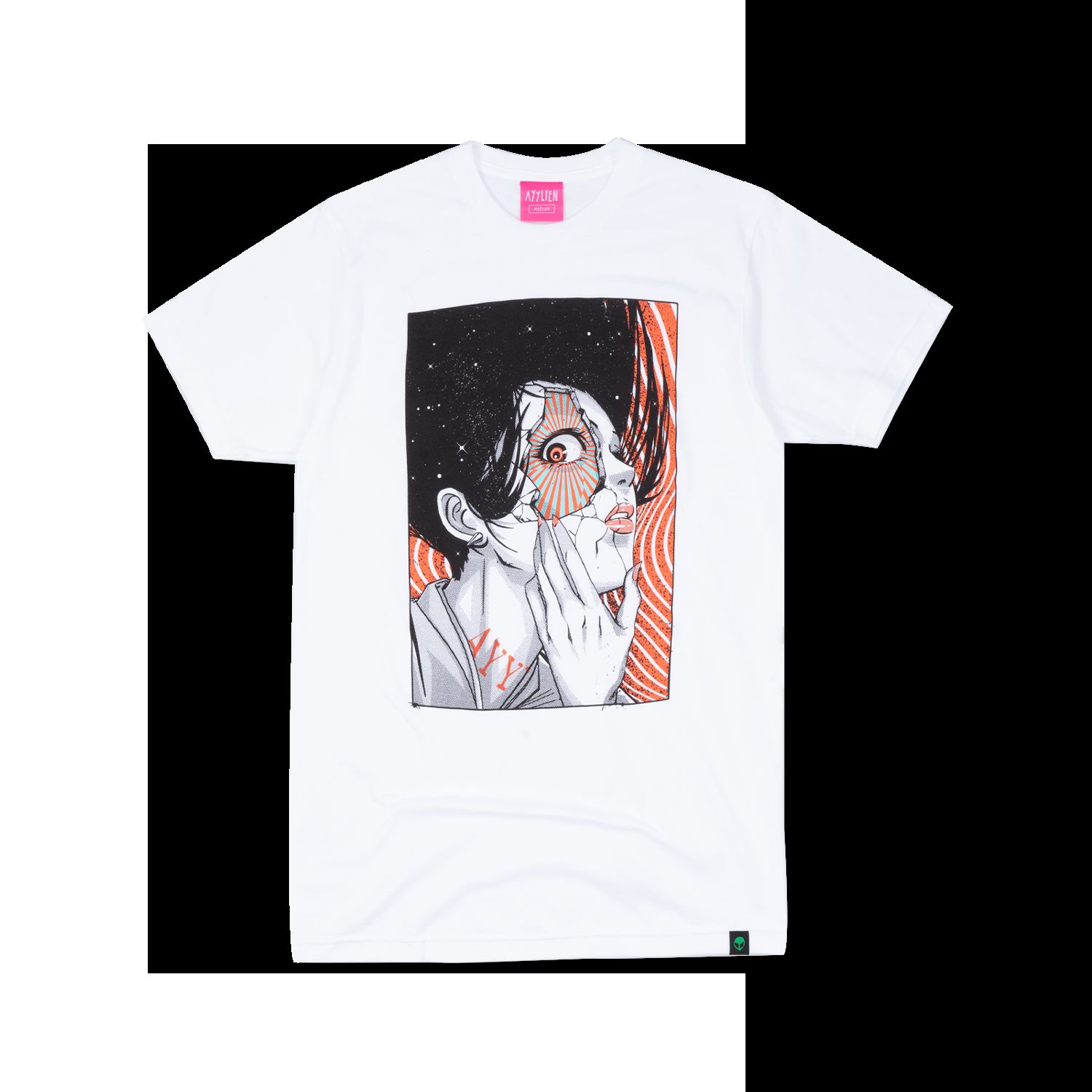 Cracked Face Tee sold by Ayylien Clothing