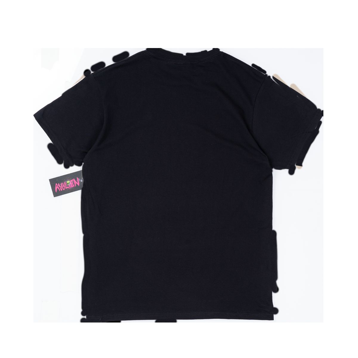 Alien Head Embroidered Tee - Black sold by Ayylien Clothing product image thumbnail 3