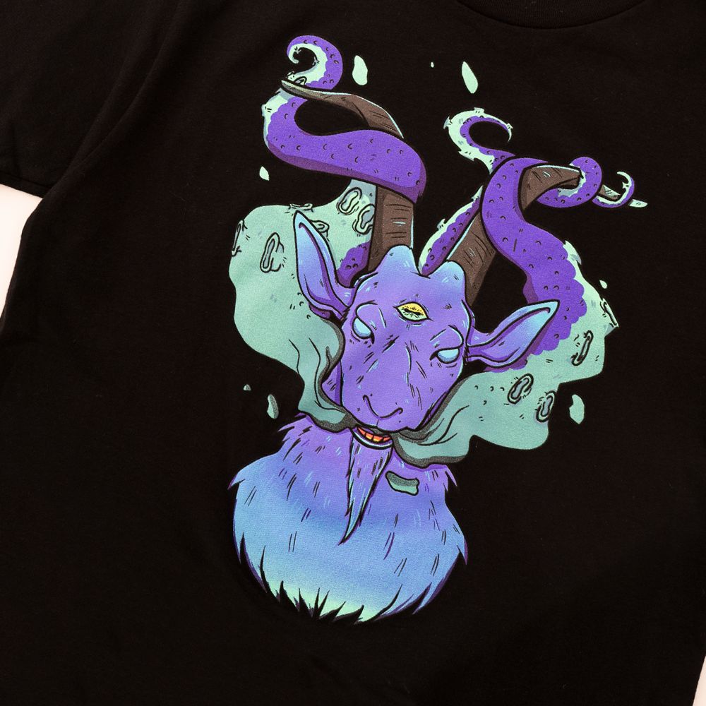 Baphomet Tee sold by Ayylien Clothing product image thumbnail 2