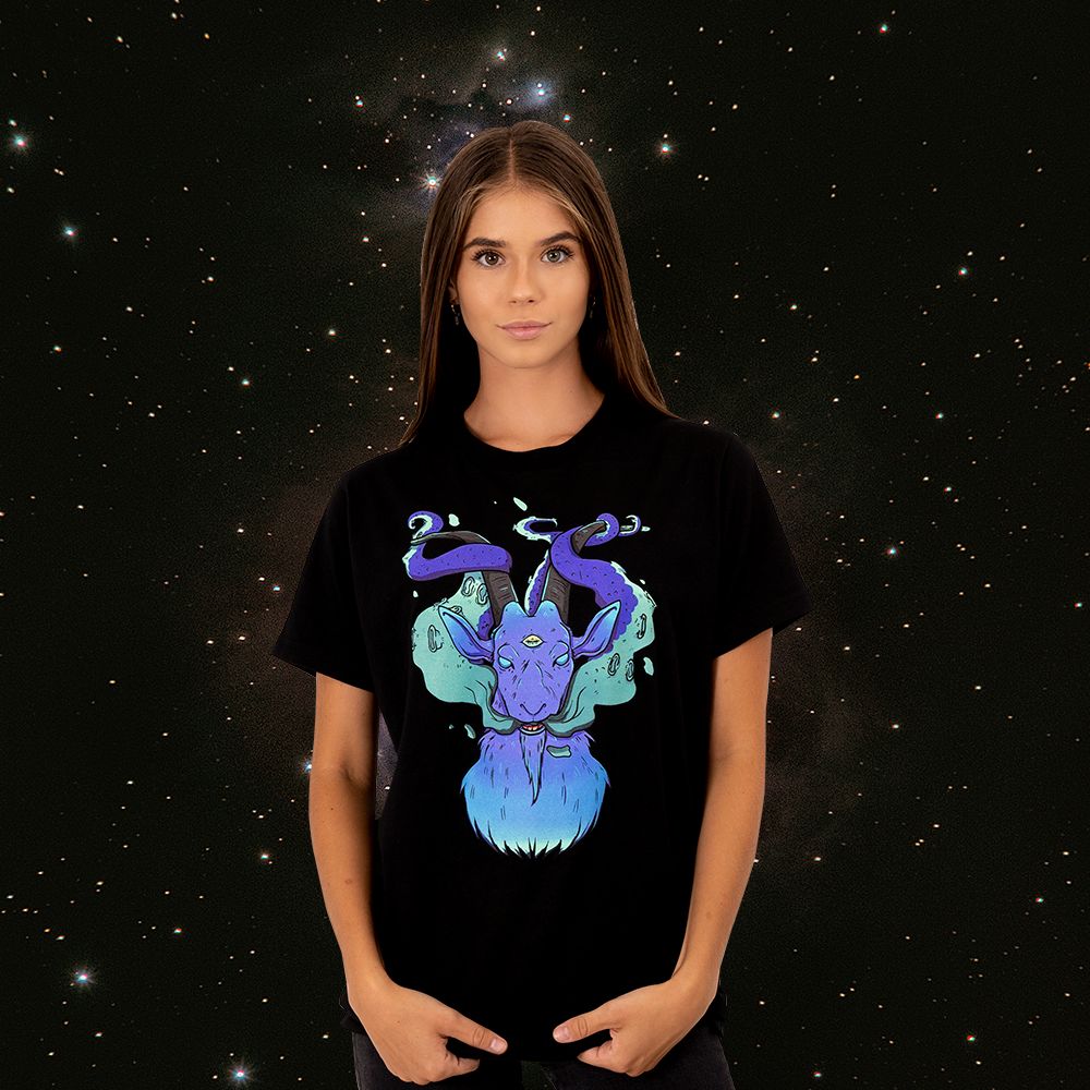 Baphomet Tee sold by Ayylien Clothing product image thumbnail 4