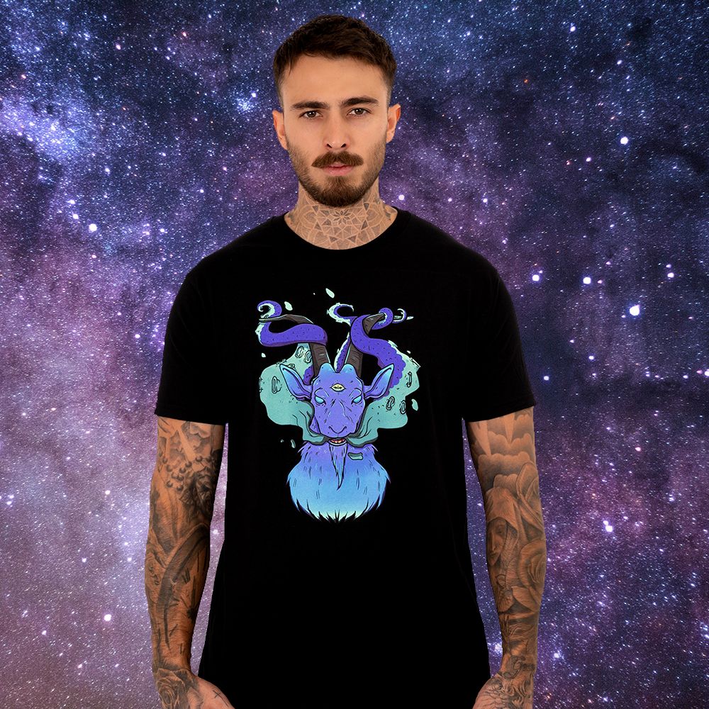 Baphomet Tee sold by Ayylien Clothing product image thumbnail 3