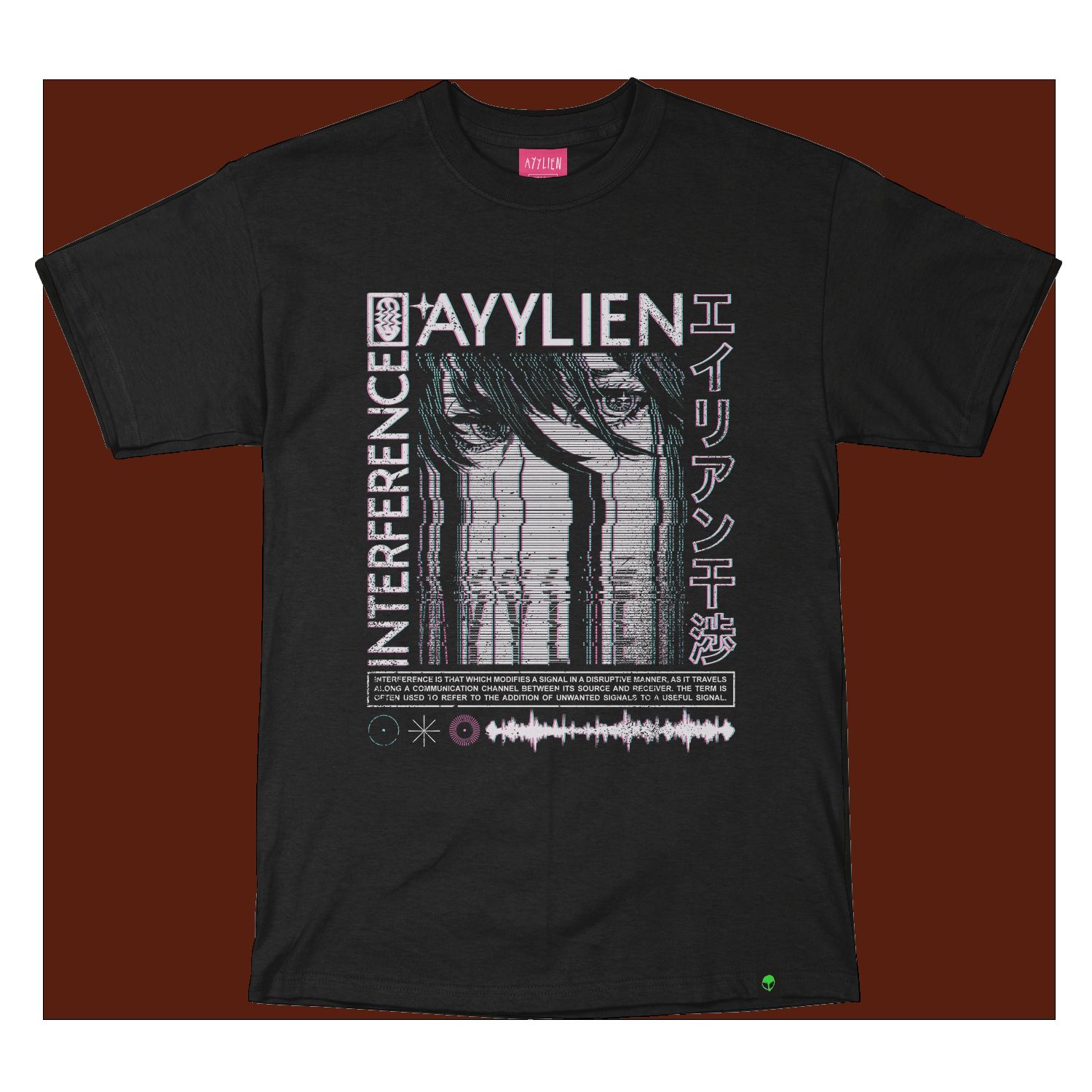 Ayylien Interference Tee sold by Ayylien Clothing