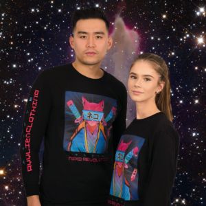 Neko Revolution Long Sleeve Tee sold by Ayylien Clothing