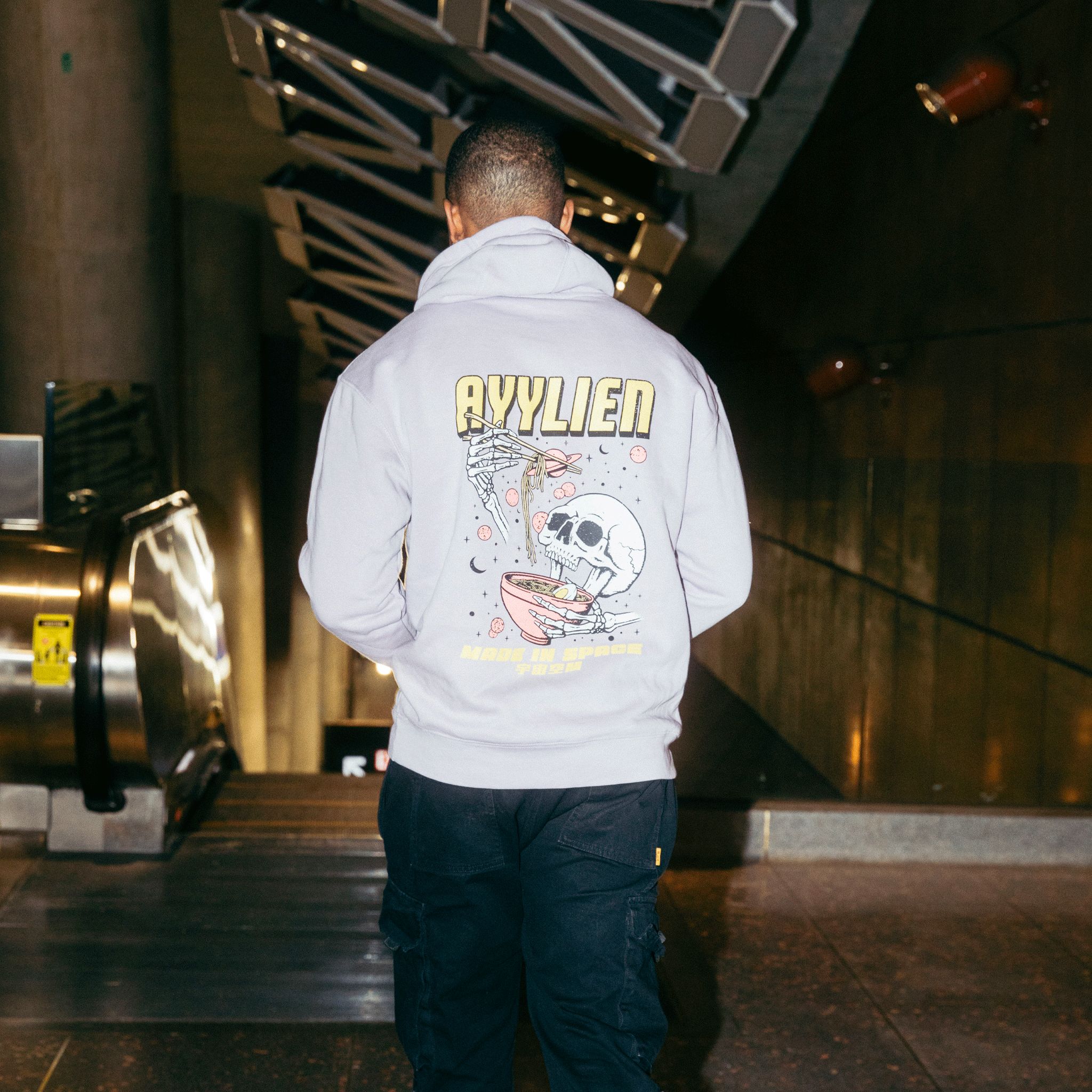 Ramen Made In Space Hoodie sold by Ayylien Clothing product image thumbnail 4