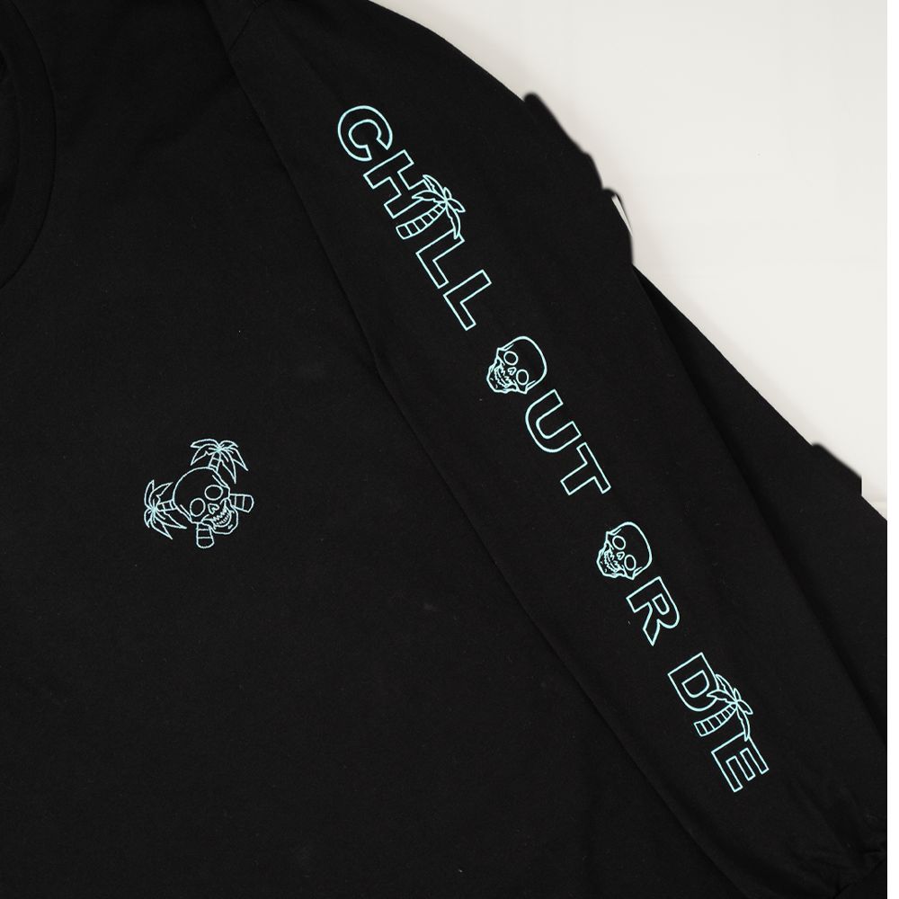 Chill Out Long Sleeve Tee sold by Ayylien Clothing product image thumbnail 5
