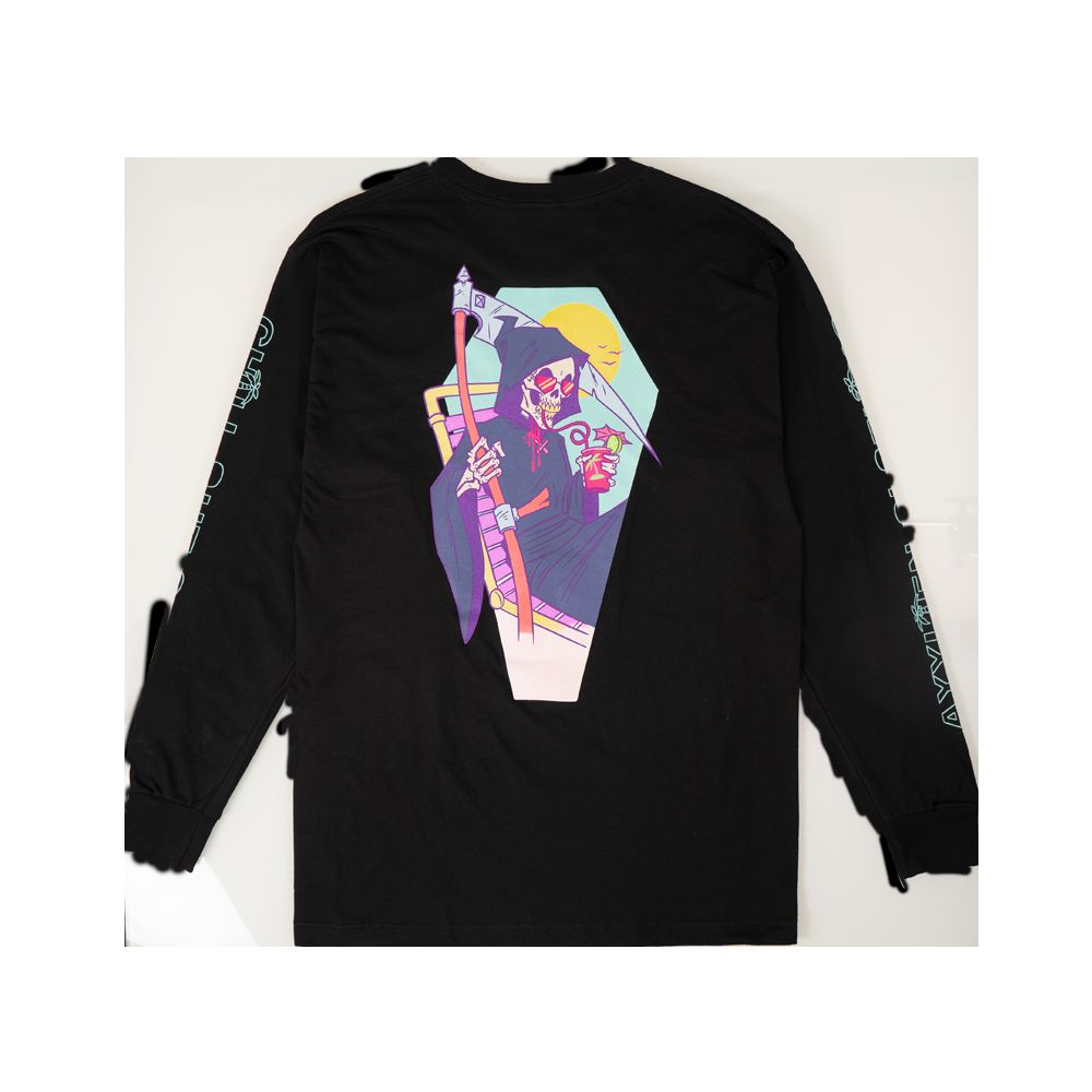 Chill Out Long Sleeve Tee sold by Ayylien Clothing product image thumbnail 2