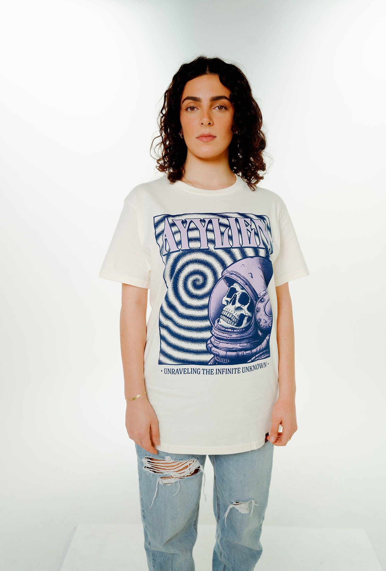 Unraveling The Infinite Unknown Tee sold by Ayylien Clothing product image thumbnail 3