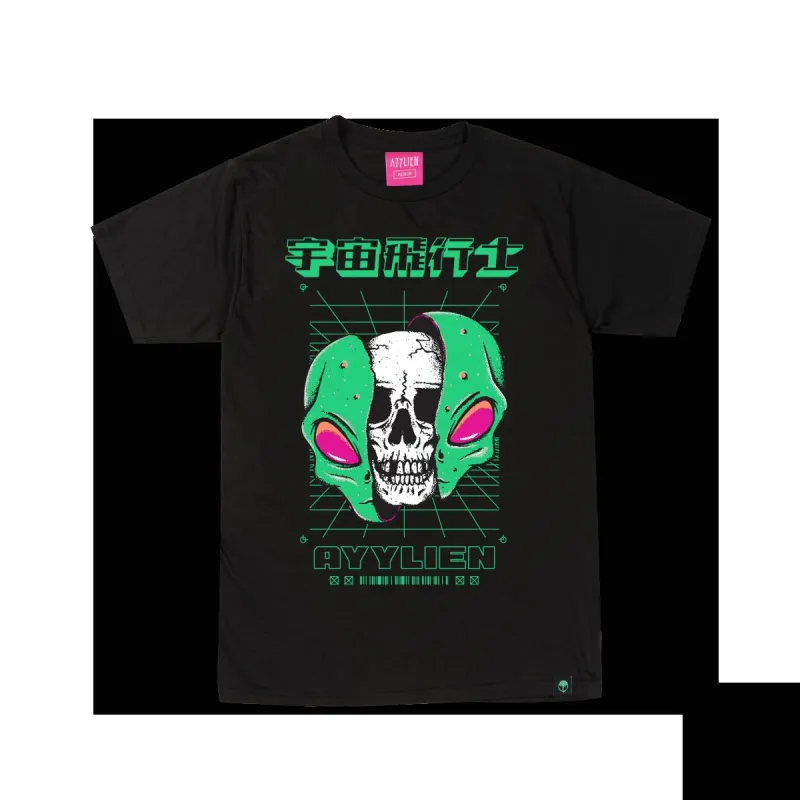 Split Ayylien Skull Tee sold by Ayylien Clothing