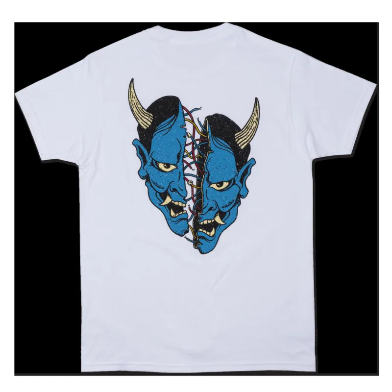 Cyber Hannya Mask Tee sold by Ayylien Clothing