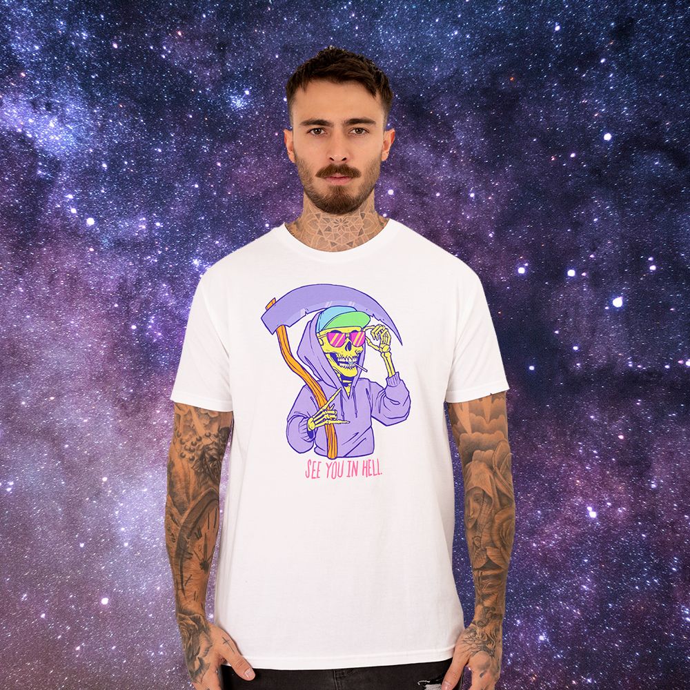See You In Hell Tee sold by Ayylien Clothing product image thumbnail 3