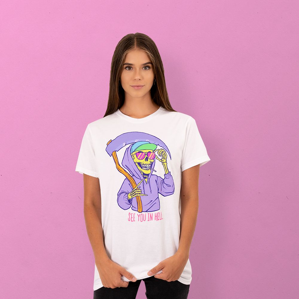 See You In Hell Tee sold by Ayylien Clothing product image thumbnail 4