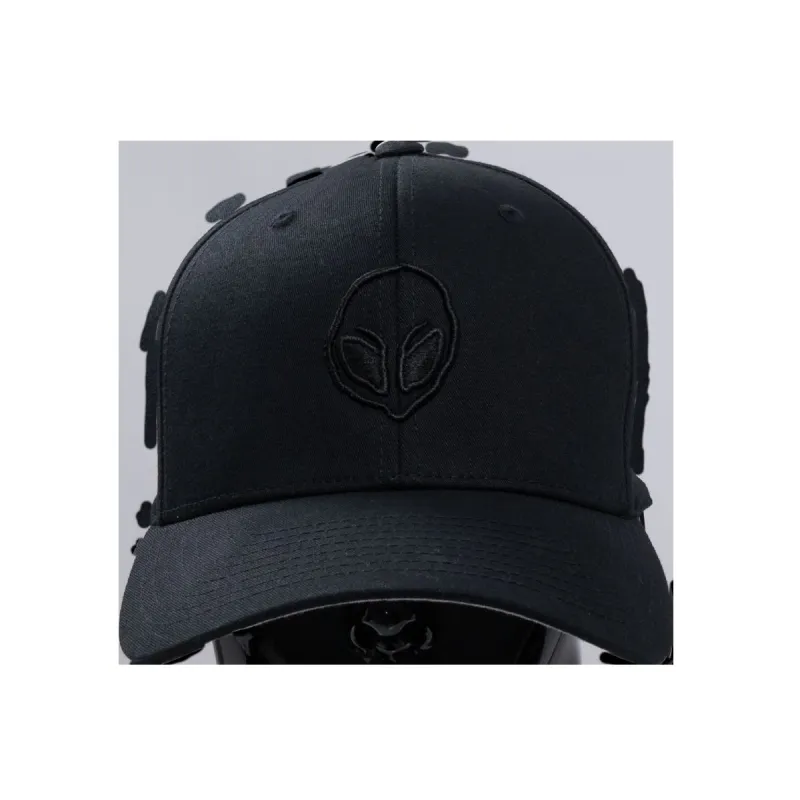 Black on Black Ayylien FlexFit Cap sold by Ayylien Clothing