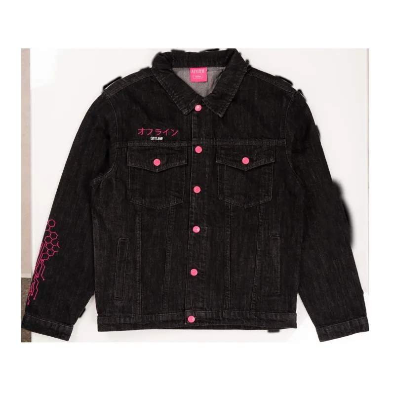 Cyber Jean Jacket sold by Ayylien Clothing