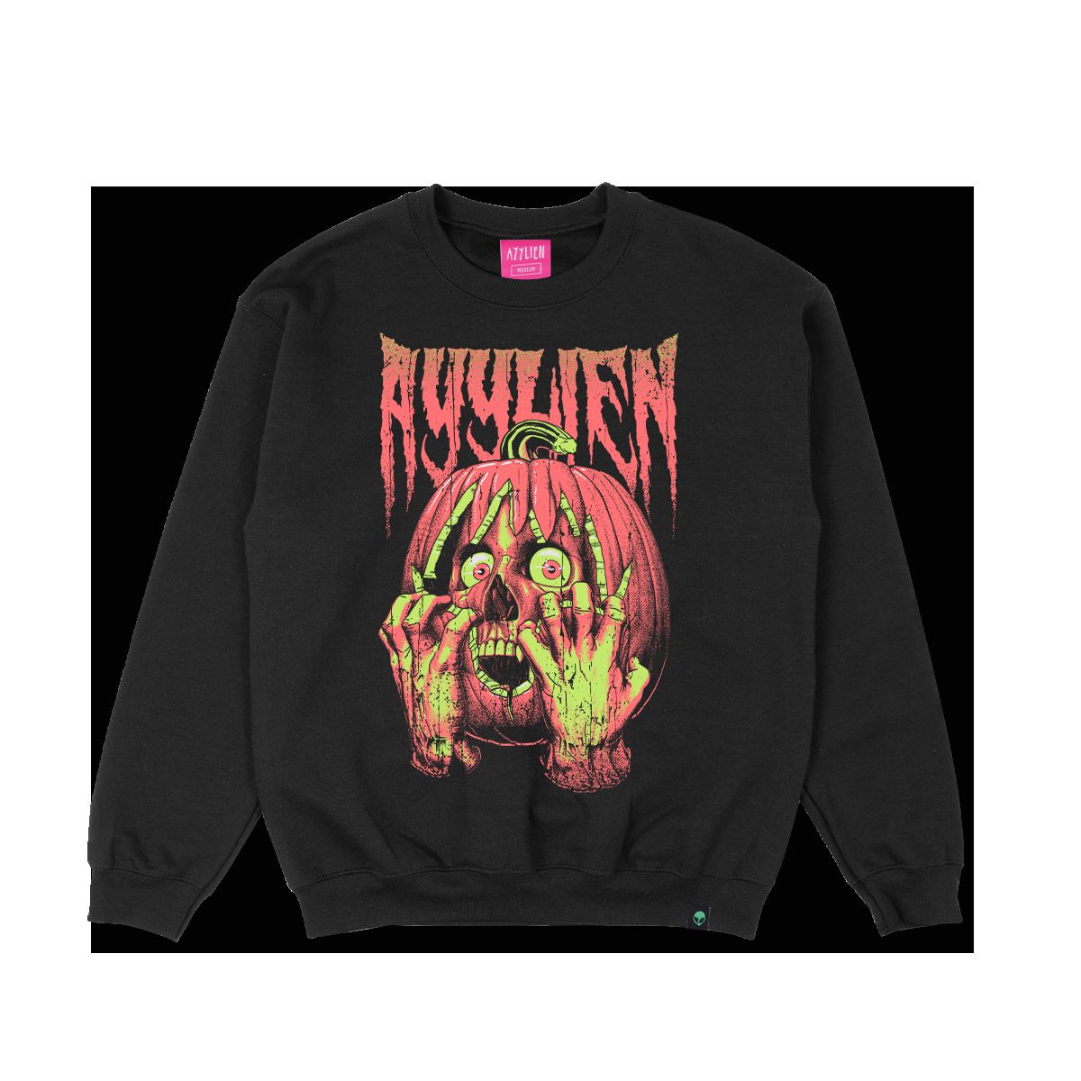 Ayylien Pumpkin Head Crewneck sold by Ayylien Clothing