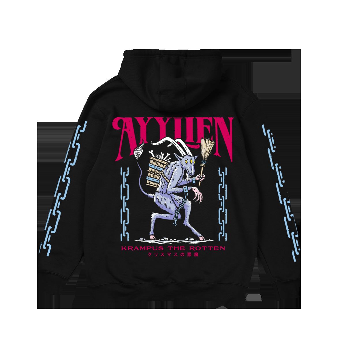 Krampus the Rotten Hoodie sold by Ayylien Clothing product image thumbnail 3