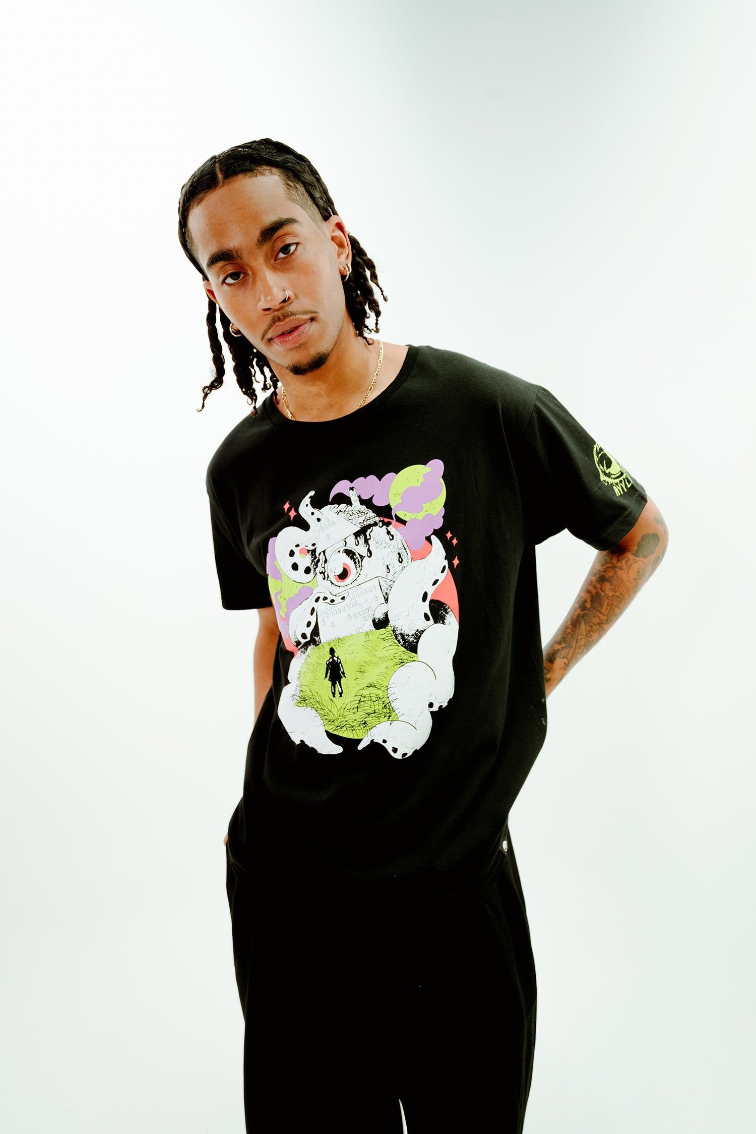 Octopus Devouring House Tee sold by Ayylien Clothing product image thumbnail 4