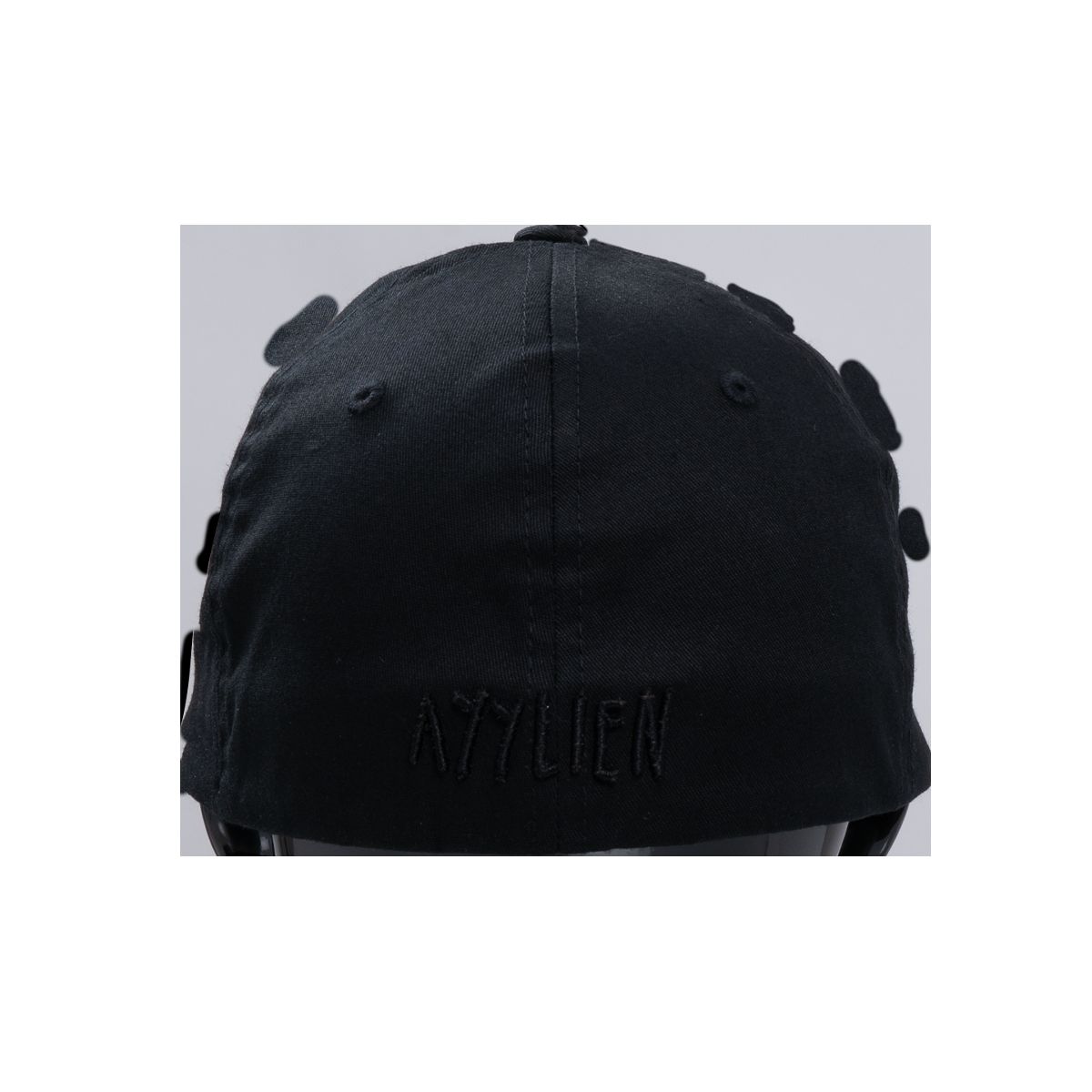 Black on Black Ayylien FlexFit Cap sold by Ayylien Clothing product image thumbnail 2