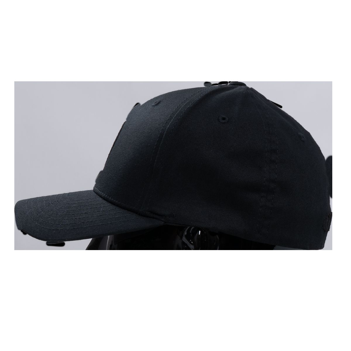 Black on Black Ayylien FlexFit Cap sold by Ayylien Clothing product image thumbnail 3