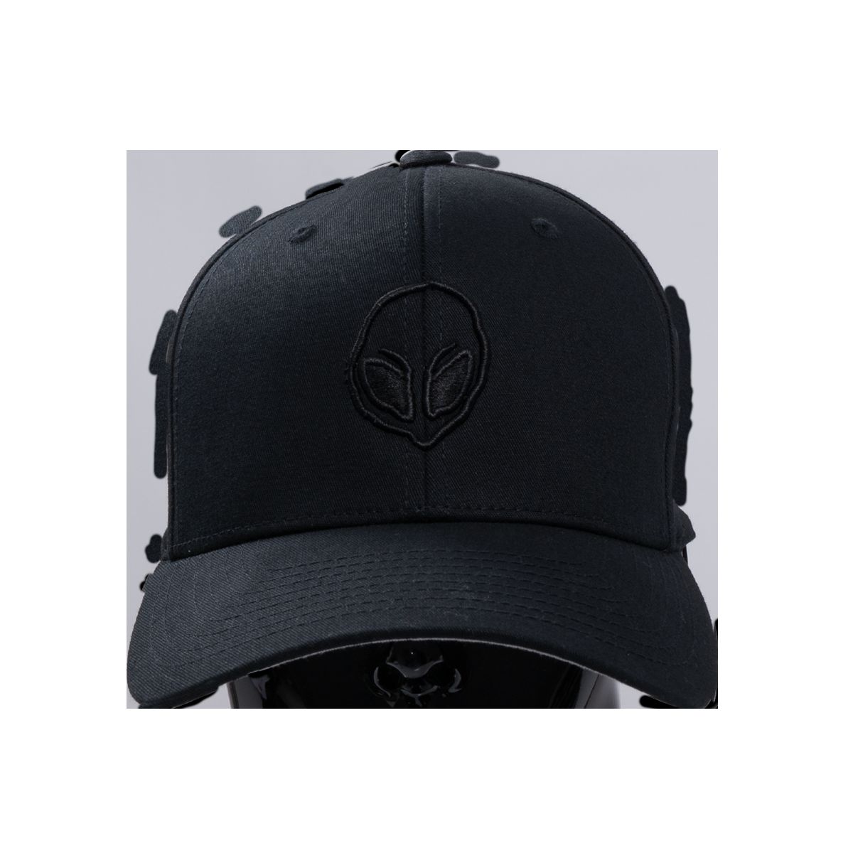 Black on Black Ayylien FlexFit Cap sold by Ayylien Clothing