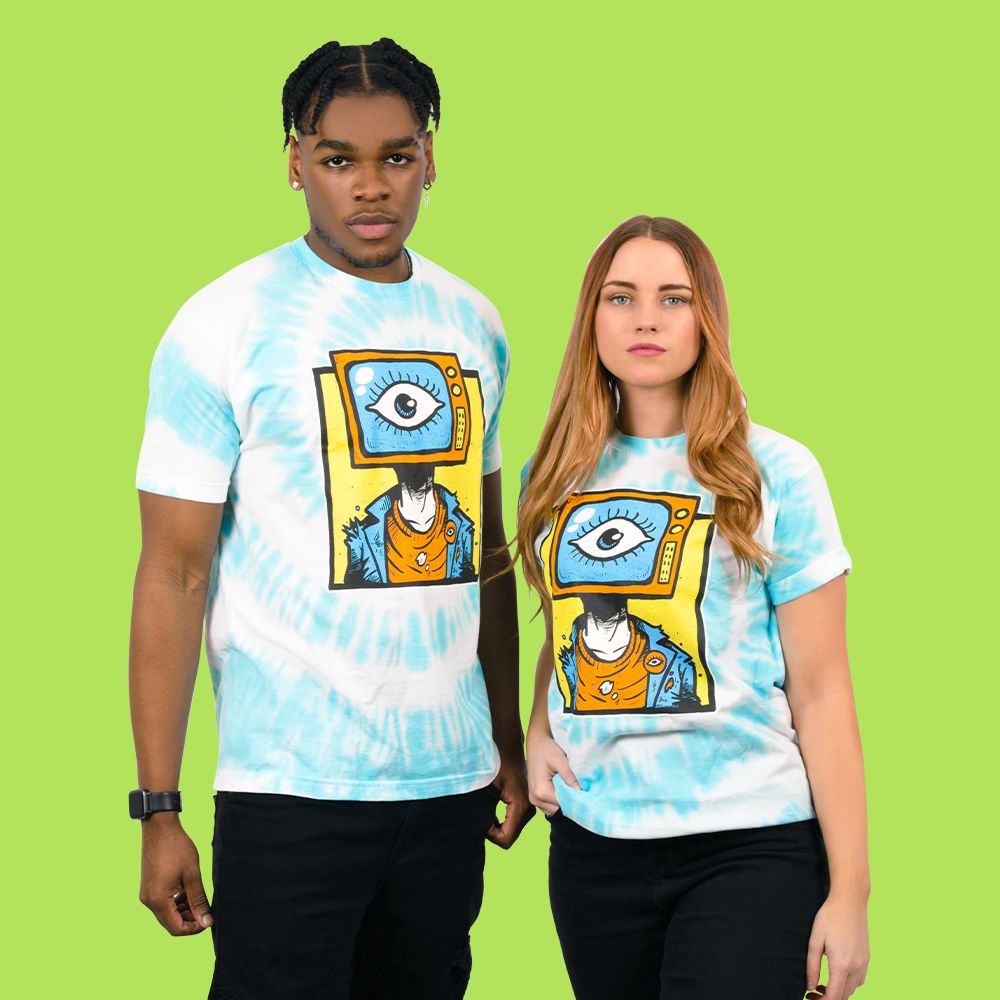 Binary Boy Tie Dye Tee sold by Ayylien Clothing product image thumbnail 5