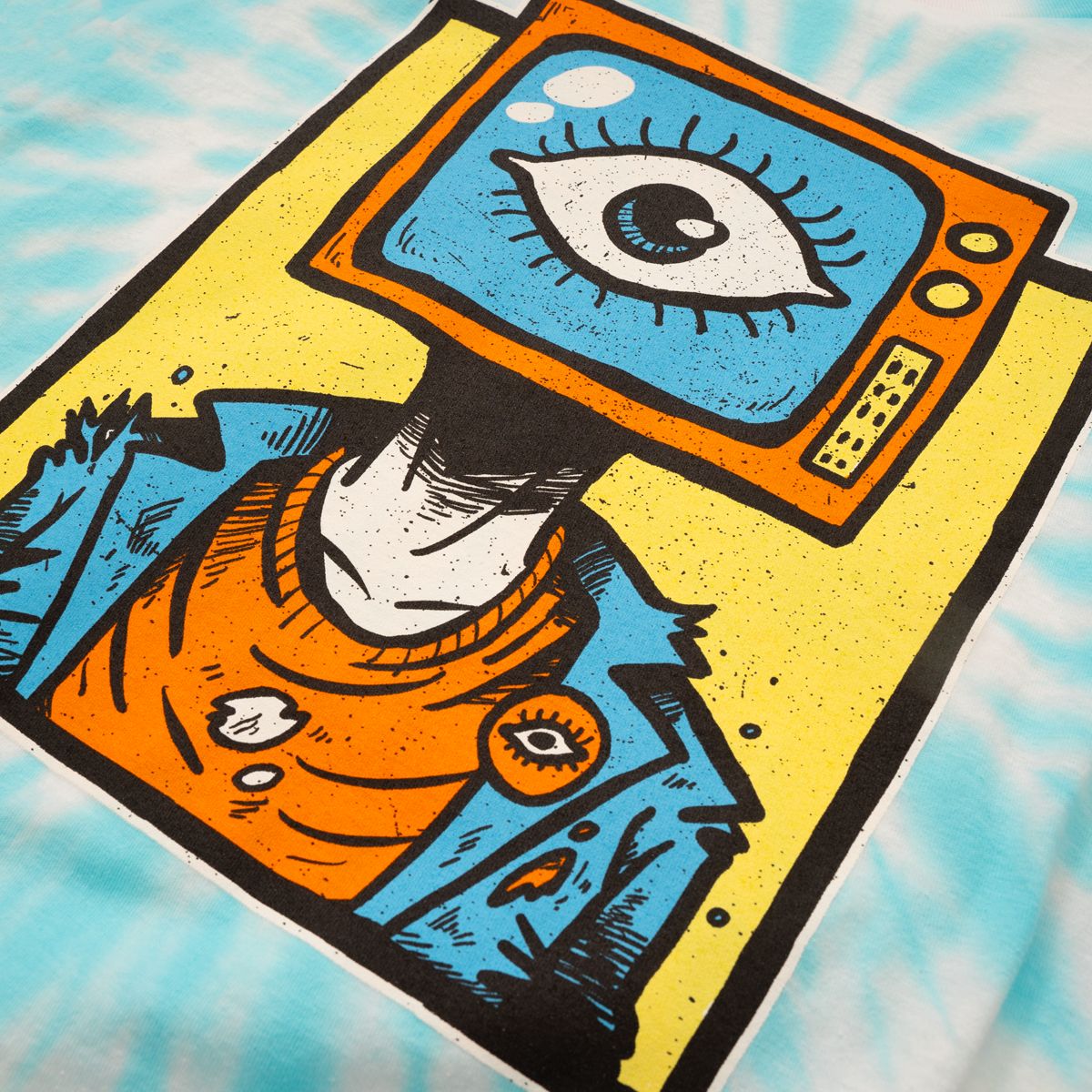 Binary Boy Tie Dye Tee sold by Ayylien Clothing product image thumbnail 2