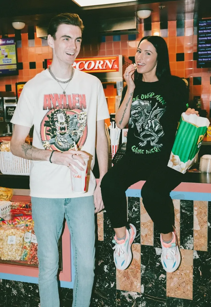 Rubberhose Predator Tee - Natural sold by Ayylien Clothing product image thumbnail 3