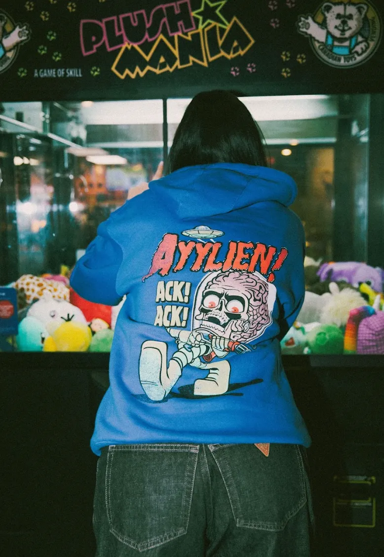 Rubberhose Mars Attack Ack Ack Hoodie sold by Ayylien Clothing product image thumbnail 4