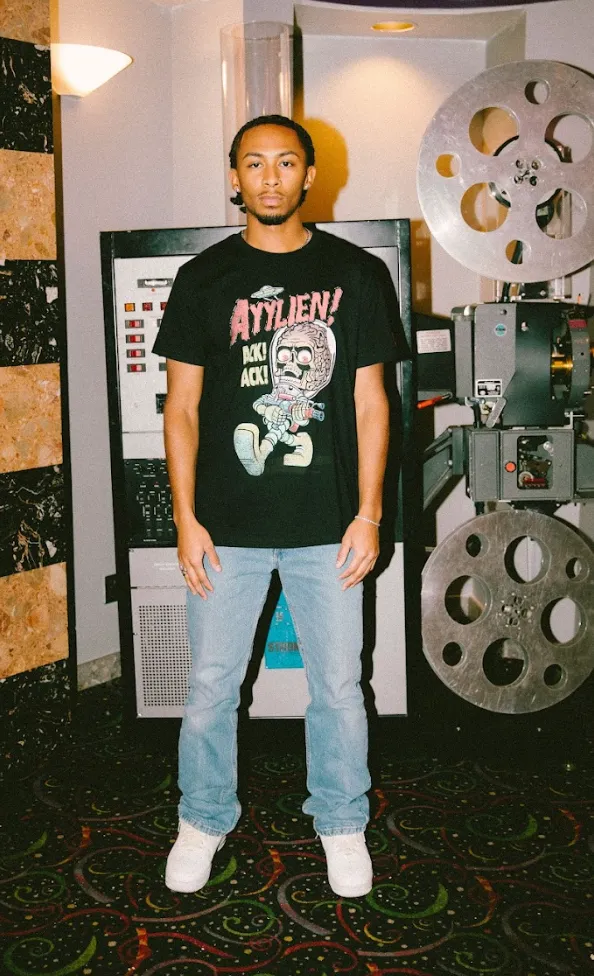 Rubberhose Mars Attack Ack Ack Tee - Black sold by Ayylien Clothing product image thumbnail 3