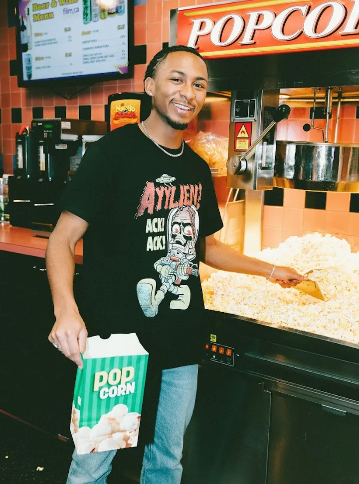 Rubberhose Mars Attack Ack Ack Tee - Black sold by Ayylien Clothing product image thumbnail 2