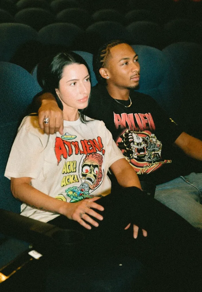 Rubberhose Mars Attack Ack Ack Tee - Natural sold by Ayylien Clothing product image thumbnail 4