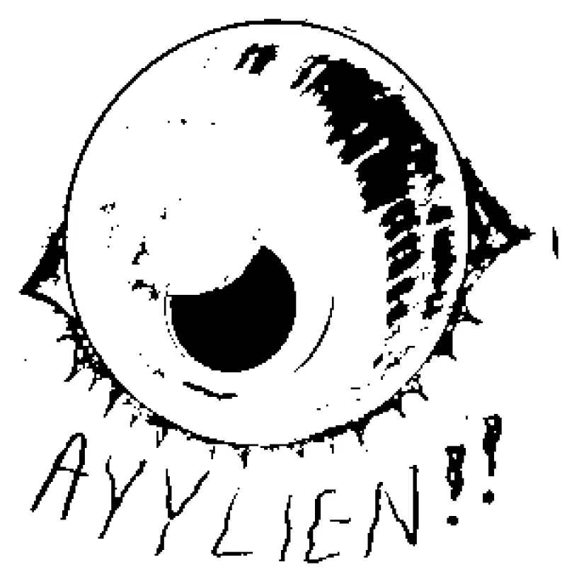 Eyeball Trucker Hat sold by Ayylien Clothing