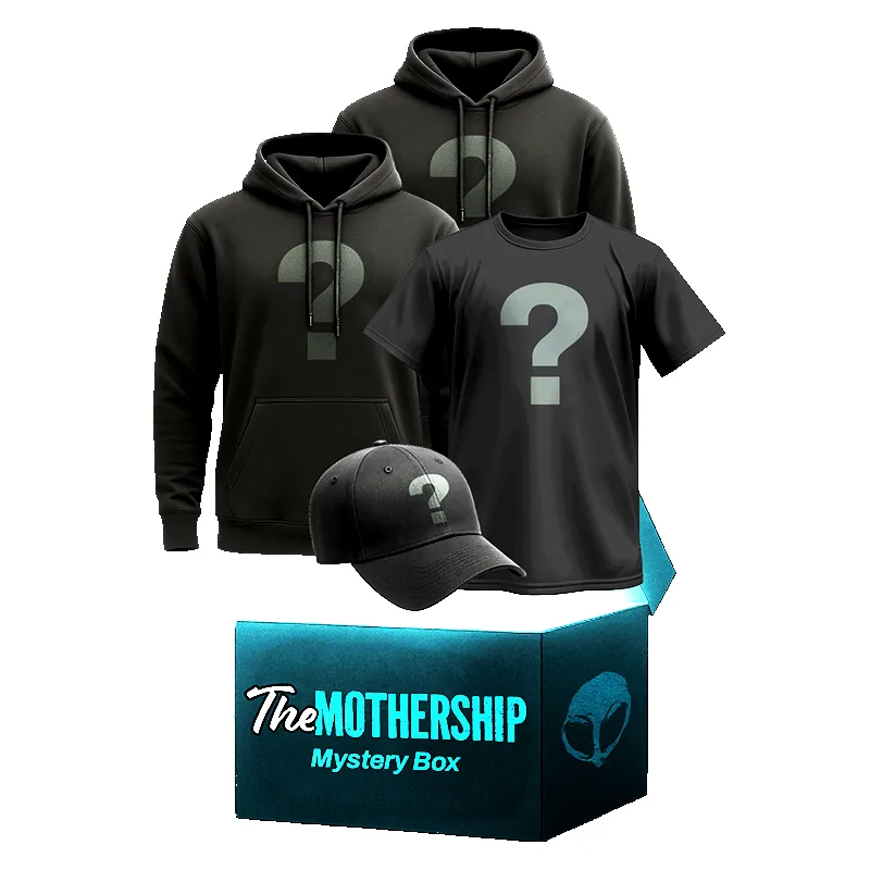 The Mothership Mystery Box sold by Ayylien Clothing