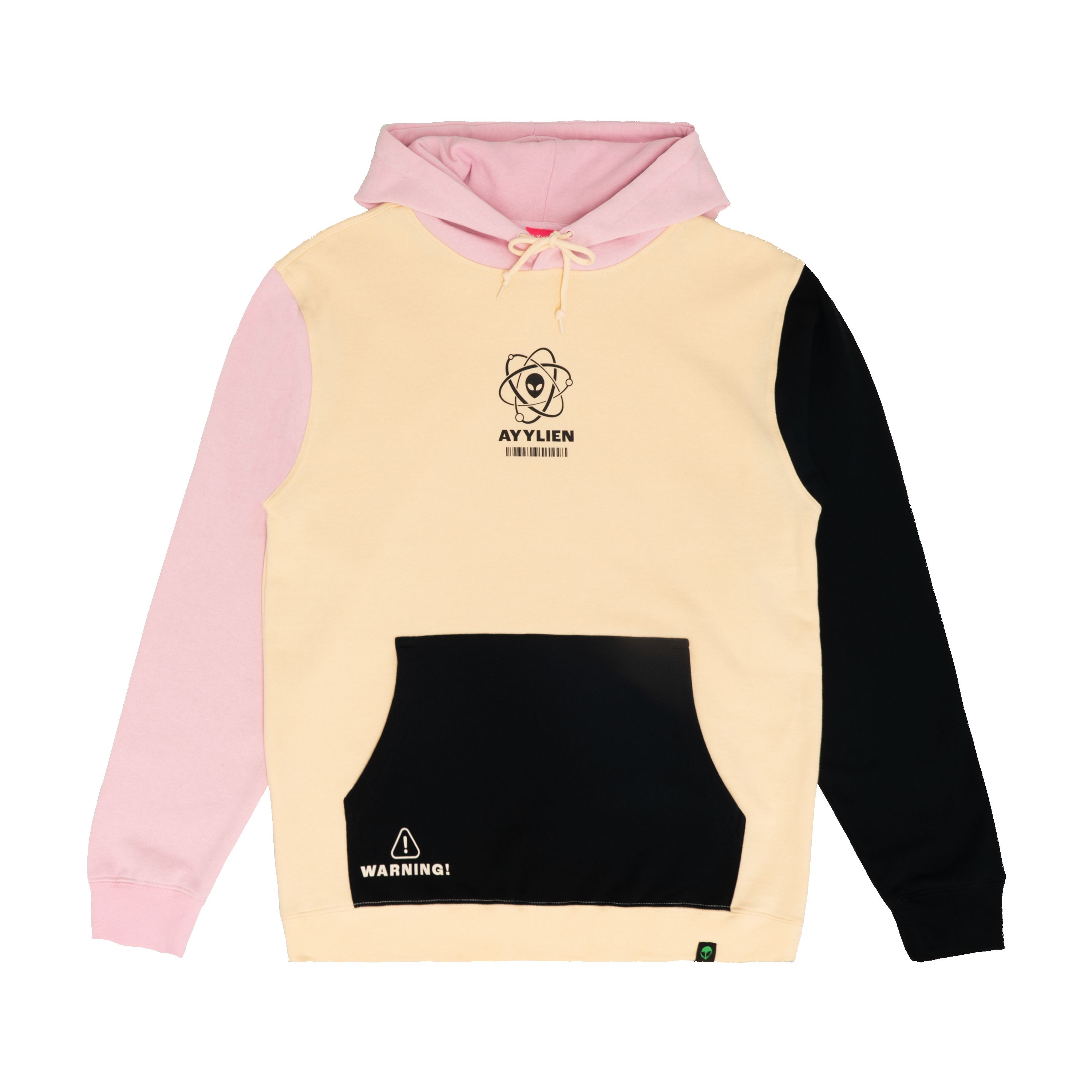 Colorblock Atom Barcode Pullover Hoodie sold by Ayylien Clothing