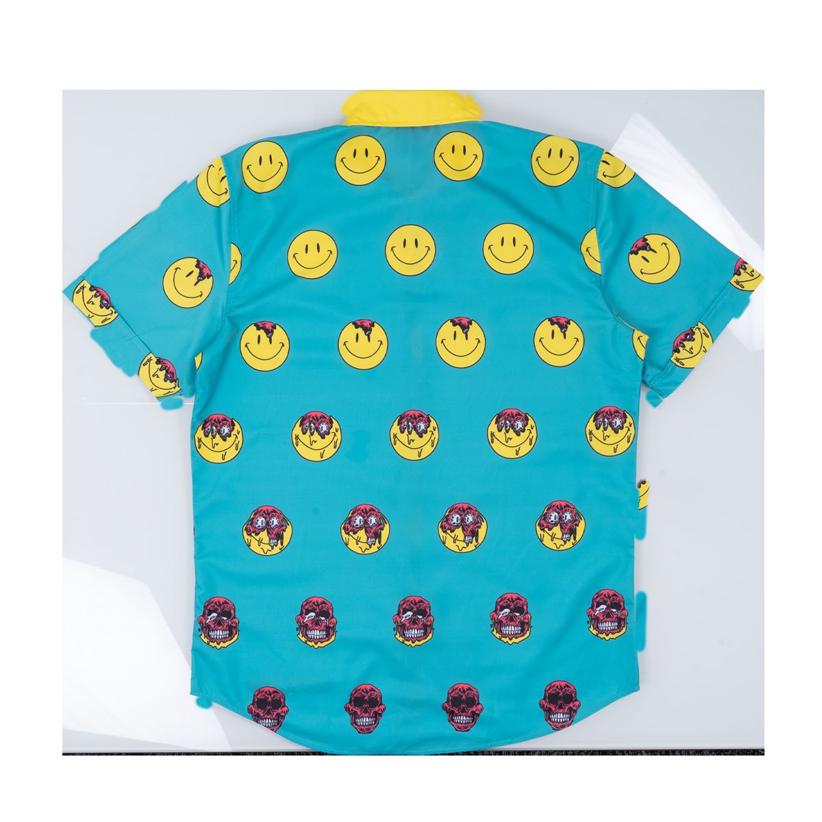 Ayylien Melting Smileys Button Up Tee sold by Ayylien Clothing product image thumbnail 2