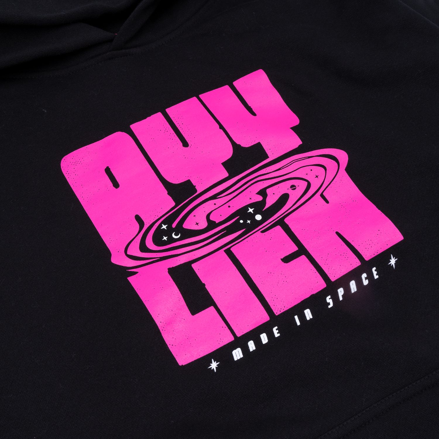 Ayylien Made in Space Hoodie - Black sold by Ayylien Clothing product image thumbnail 2