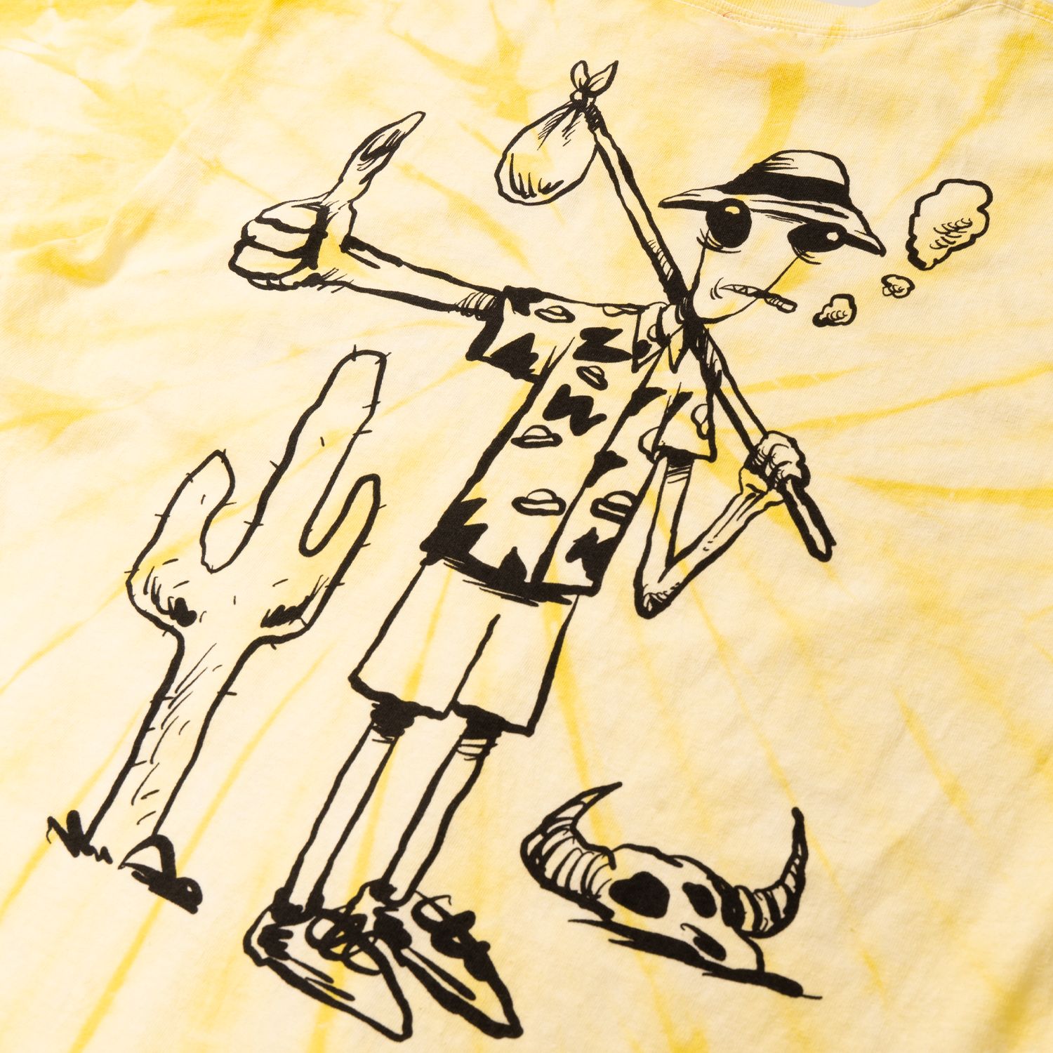 Fear And Loathing From Space Tie Dye Tee sold by Ayylien Clothing product image thumbnail 4