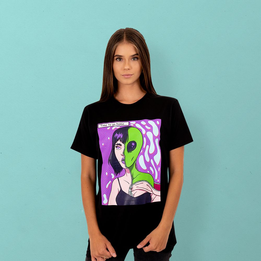 Time To Go Home... Tee sold by Ayylien Clothing product image thumbnail 4