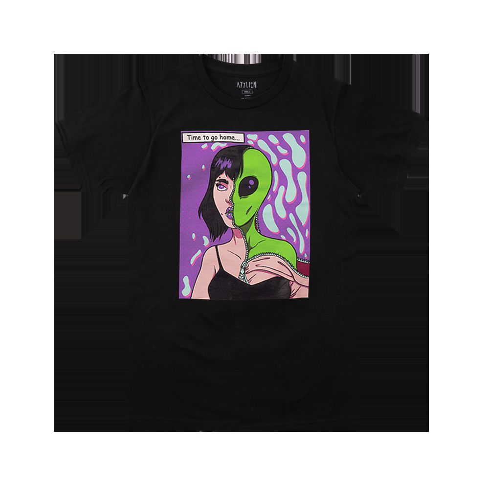 Time To Go Home... Tee sold by Ayylien Clothing