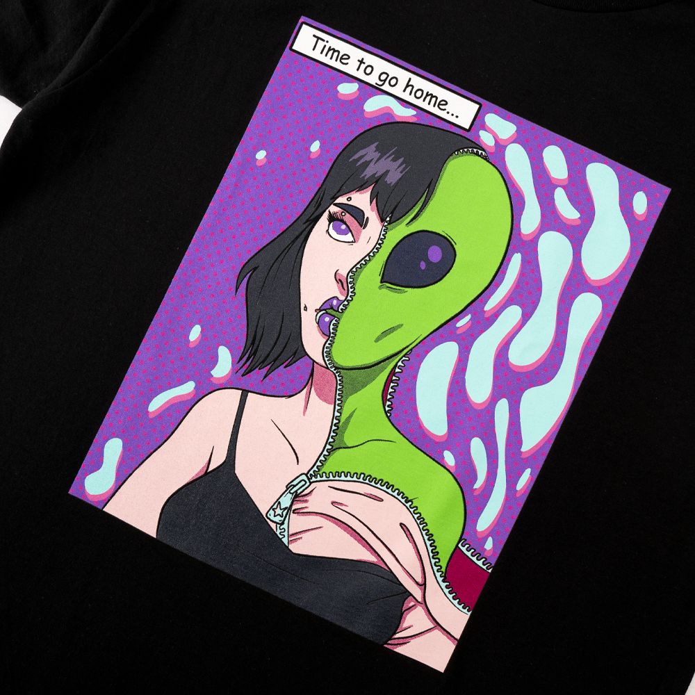 Time To Go Home... Tee sold by Ayylien Clothing product image thumbnail 2