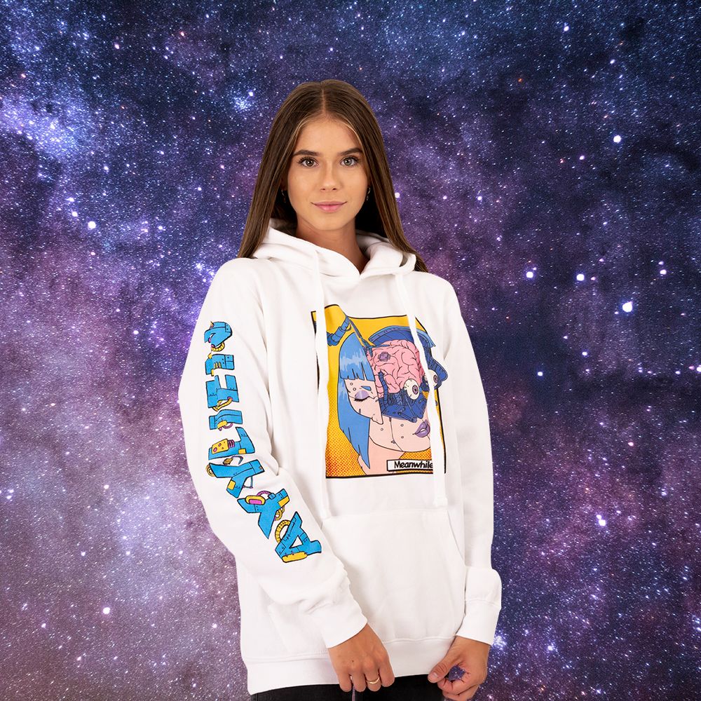 Meanwhile...Hoodie sold by Ayylien Clothing product image thumbnail 3