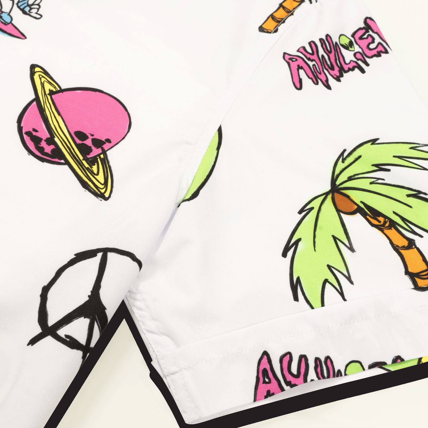 Tropical Alien Button Up Shirt sold by Ayylien Clothing product image thumbnail 5