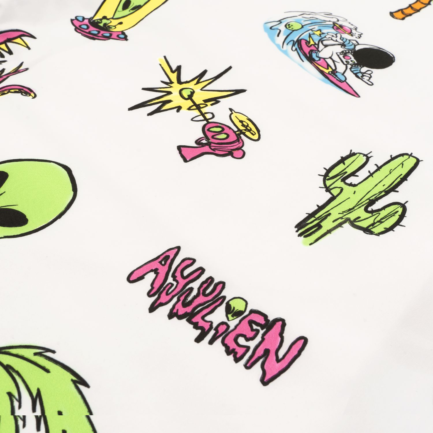 Tropical Alien Button Up Shirt sold by Ayylien Clothing product image thumbnail 3