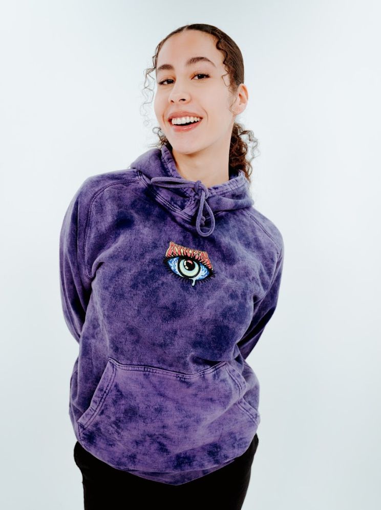 Psychedelic Explore Your Mind Hoodie - Purple sold by Ayylien Clothing product image thumbnail 3