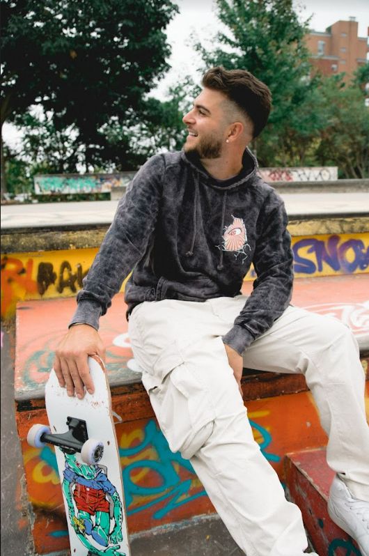 Cracked Face Hoodie sold by Ayylien Clothing product image thumbnail 2