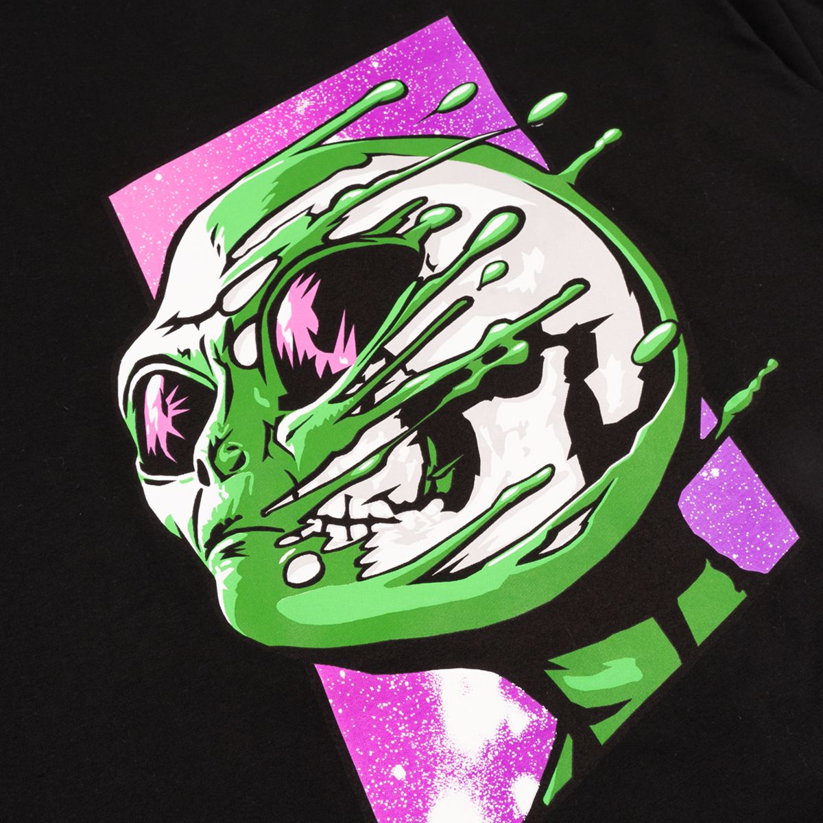 Skull Blast Long Sleeve Tee sold by Ayylien Clothing product image thumbnail 2