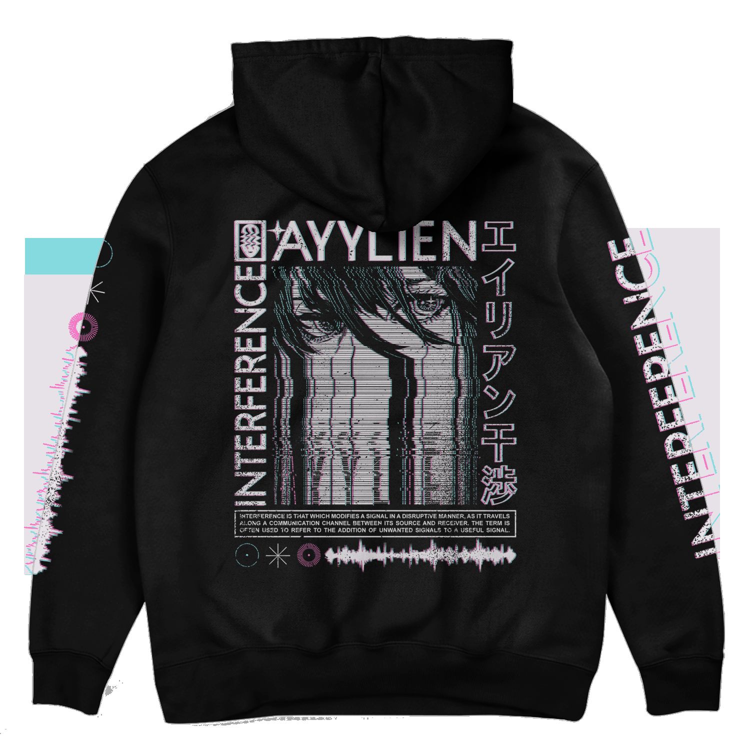 Ayylien Interference Hoodie sold by Ayylien Clothing product image thumbnail 2